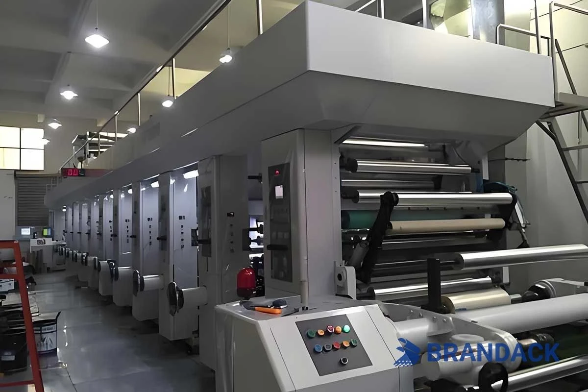 M&aacute;quina de impress&atilde;o de rotogravura