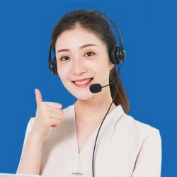 Sra. Anna Gao, especialista em suporte ao cliente