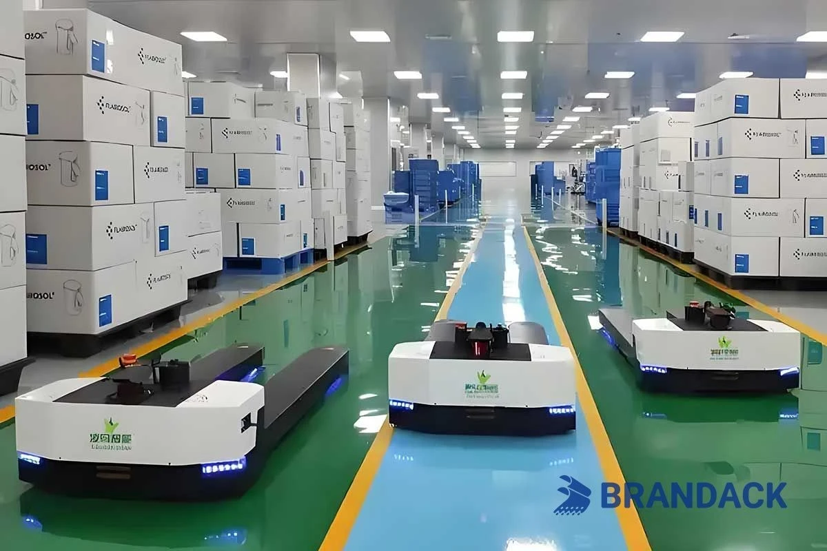 AGV Handling Robot 02 - Warehousing Technology Inova&ccedil;&atilde;o