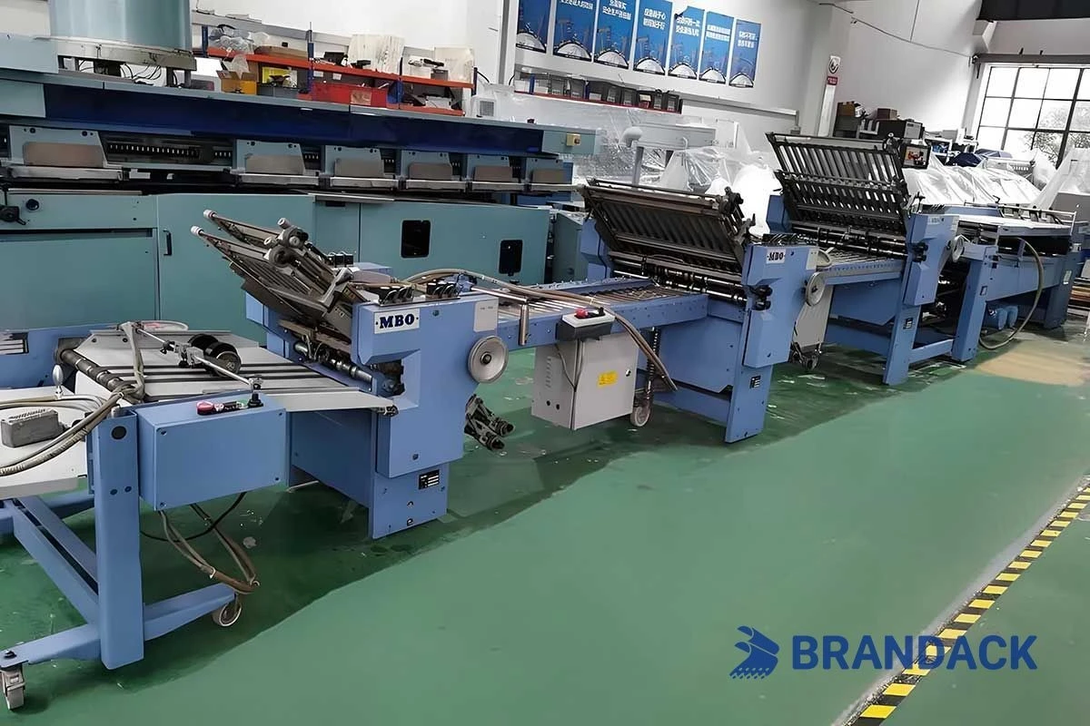 Dobragem de papel M&aacute;quina