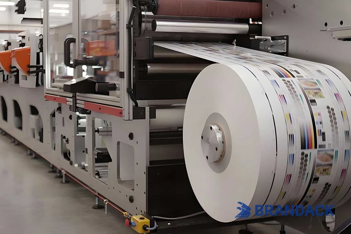 Prensa flexogr&aacute;fica - M&aacute;quina de impress&atilde;o flexogr&aacute;fica